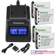 Kastar Battery LCD Fast Charger for NP-45A NP-45B NP45S Fuji Fuji instax Mini 70