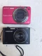 SAMSUNG DV300GF & SONY DSC-W150  RED COLOR UNTESTED SOLD AS-IS NO RETURN