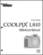 Nikon CoolPix L810 Digital Camera User Guide Instruction  Manual