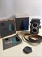 Yashica 44 TLR Camera w/ Box, Case, Manual & Strap &ndash; Shutter Works &ndash; Clean Lens