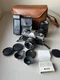 Minolta XG-7 Camera Lenses Flash Bag Auto-Winder Caps Strap Vintage WORKS READ