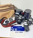 Sears Camera Film KSX1000 35MM SLR F/2.0 50mm w/case flash manuals 2 lens Vtg