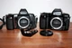 Lot of 2 35mm Nikon Film Camera Body N8008 (good) & F90X (issues) - parts/repair