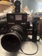 Polaroid 600SE DEMO/SAMPLE BODY W/MAMIYA LENS Film Back Prototype?