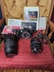 Pentax PZ-20 35mm SLR Film Camera , Flash W/ Manual, Pentax Cable Switch, 2 Lens