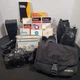 Huge Minolta Maxxum AF 9000 bundle with Camera, Lens', Case, Flash, Battery, etc