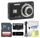 Kodak PIXPRO FZ55 Black 16MP Digital Camera 5X Optical Zoom 28mm Wide Angle...