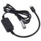 USB 3.1 Type C 12V PD Power Bank to 2pin Cable for Blackmagic BMPCC 6K Camera