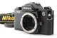 [MINT /Strap] Nikon New FM2 FM2N Black Body 35mm SLR Film Camera from JAPAN