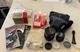 Canon A-1 Camera Accessories Lot &ndash; Speedlight 188A, Lenses, Manuals, Cleaners, C