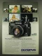 1986 Olympus OM-40 Program Camera Ad - Eye For Perfection