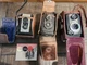 Lot Of 3 Vintage Cameras Ciro-Flex Model D,Voigtlander Brilliant, Argus 75mm