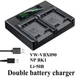 Twin Battery Charger For OLYMPUS Li-50B Stylus 9000 9010 SZ-10 11 12 13 14 15 16