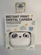 New Kidamento Model P Instant Print Kids Digital Camera Koko The Panda White