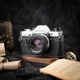 Handmade Real Leather Half Camera Case Bag Cover For Olympus OM-1 OM10 OM3