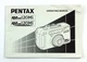 192891 Pentax IQZoom 120Mi & 120Mi Quartz Date Genuine Instruction Manual