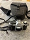 Vintage Canon AE-1 Program 35mm SLR Film Camera Body Silver Strap Case Japan