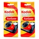 Kodak 35mm One-Time-Use ISO-800 Disposable Camera w/ Flash (27 Exp, 2 Pack)