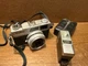 Canon Canonet 28 camera w/case and flash - used - untested