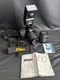 Nikon N50 35mm Film Camera Kit 2 Lens 35-80mm 70-210mm Sunpak Flash Tested