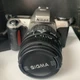Nikon N-65 35mm SLR Film Camera with 28-80 mm D Lens w/ Strap, Lens Cover & Bag