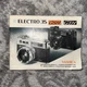 Yashica Electro 35 GSN GTN Instruction Manual Booklet for 35mm Film Camera