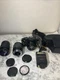 Vintage KS Super II SR2000 35mm SLR Film Camera W/ Lens Lot