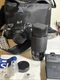 Vintage Sears KSX SUPER 35mm SLR Camera With Rokinon Lenses Bag Untested ￼