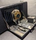 Ansco No.3A Folding Buster Brown Camera Patented in 1912 Plus Leather Case