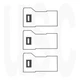 Ricoh GR1 GR1s GR1v GR10 GR21 R1 R1s USCamera Light Seal Kit - Special - 3 PACK