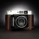 Fujifilm GF670 670W Leather Half Case Camera Retro Cover TP Handmade Insert Case