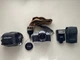 Minolta XG7 35mm SLR Camera Body w/ MD 50mm F1.7 Lens flash and leather case