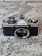 Vintage Minolta XG-7 35mm SLR Film Camera Body Silver Black Manual Focus Japan