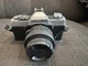 Minolta XG 1 SLR Film Camera Silver Black with MD 50mm f/1.7 Lens