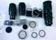 Exc++ Pentax Asahi SP1000 SLR Camera w/ 4 Prof. Lens + More Accessories