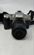 Pentax ZX-50 Silver Black 35mm Digital SLR Film Camera With Case Not Tested