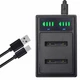 LCD LI-40B li-42B Battery charger for Olympus D-630 IR-300 FE-5500 TG-320 FE-360