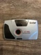 Vivitar LC 650 Focus Free 35mm Film Camera Fixed Focus Silver Black, Untested!!