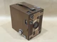 Kodak Beau Brownie No.2A Antique Art Deco Brown Box Camera - Nice !