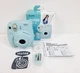FujiFilm Instax mini 9 Ice Blue Instant Camera w/ Box & Manual, Tested Working