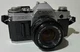Canon AE-1 Program Black 35mm SLR Film Camera w/ 50mm f/1.8 FD Lens - WORKING