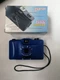 TESTED BLUE sc-911 SURPASS vintage Point shoot 35mm Film Camera Hot Shoe BOX