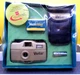 Vintage Vivitar Focus Free 35mm Film Point and Shoot Camera Set w/Film/Case NOB