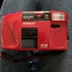 VINTAGE Rokinon Red SK-102 Focus Free 35 MM Camera With Case