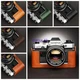 1PC New Olympus OM10 OM20 OM30 Leather Half Case Camera Retro Cover TP Handmade
