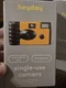Heyday Single-Use 35mm Film Camera Yellow Built-In Flash 27 Exposures- set of 4