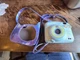 Fujifilm Instamax Mini 9 Instant Film Camera -Ice Blue with Cover Tested Working