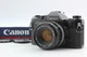 [Almost MINT] Canon AE-1 Black 35mm SLR Film Camera FD 50mm F1.8 S.C. From JAPAN