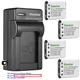 Kastar Battery Wall Charger for Olympus Li-40B Li42B & Olympus FE-360 Camera