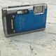 Olympus Stylus Tough 6020 Blue Camera Lens 4.8V-ADP Waterproof For Parts As Is